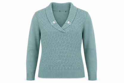 Bonmarché Womens Green Pullover Jumper Size S