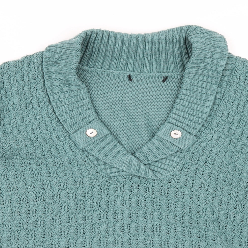 Bonmarché Womens Green Pullover Jumper Size S