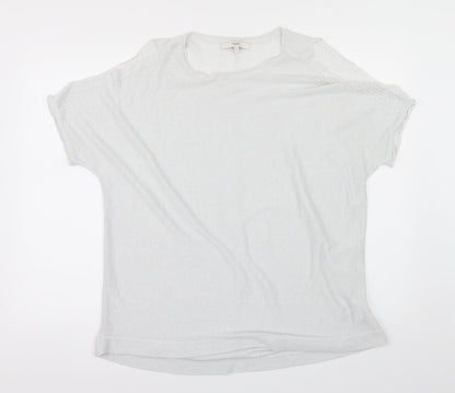 Womens UK Size L NEXT Silver Basic