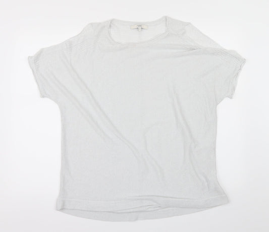 Womens UK Size L NEXT Silver Basic