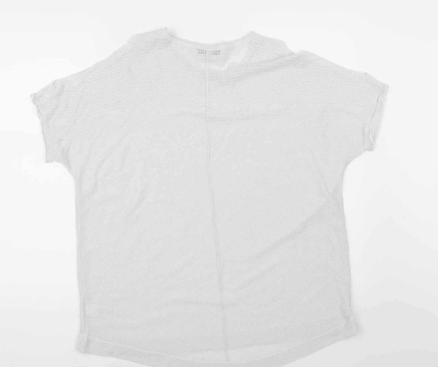 Womens UK Size L NEXT Silver Basic