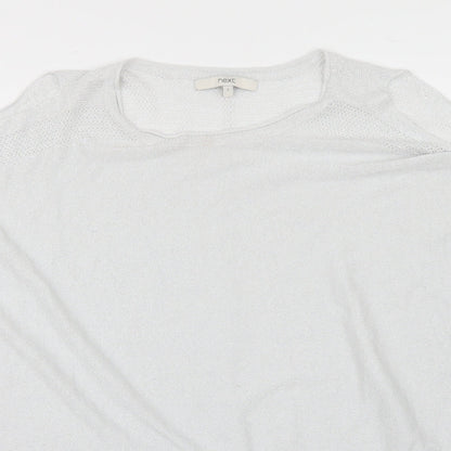 Womens UK Size L NEXT Silver Basic