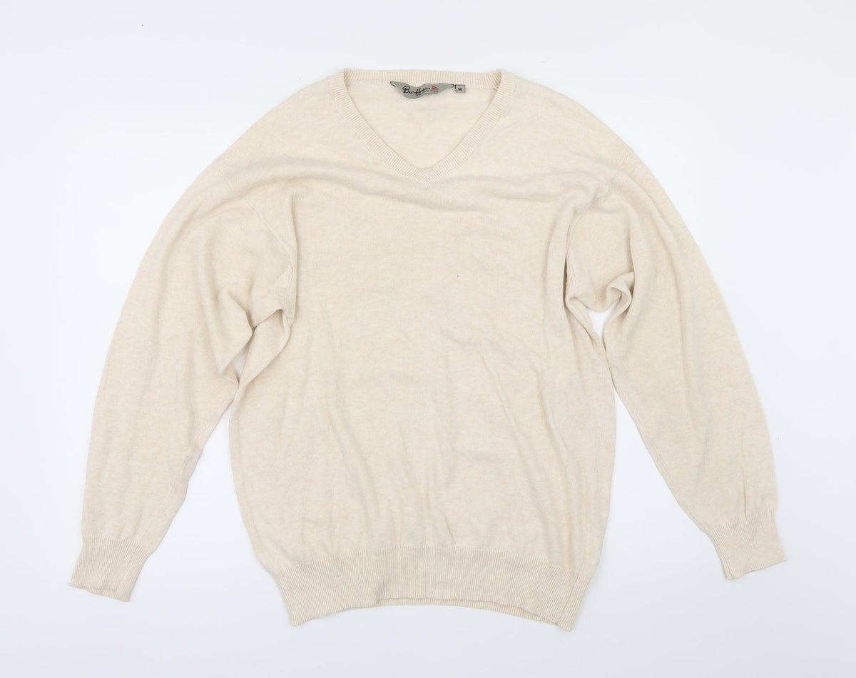 bas harbour Mens Ivory   Pullover Jumper Size M