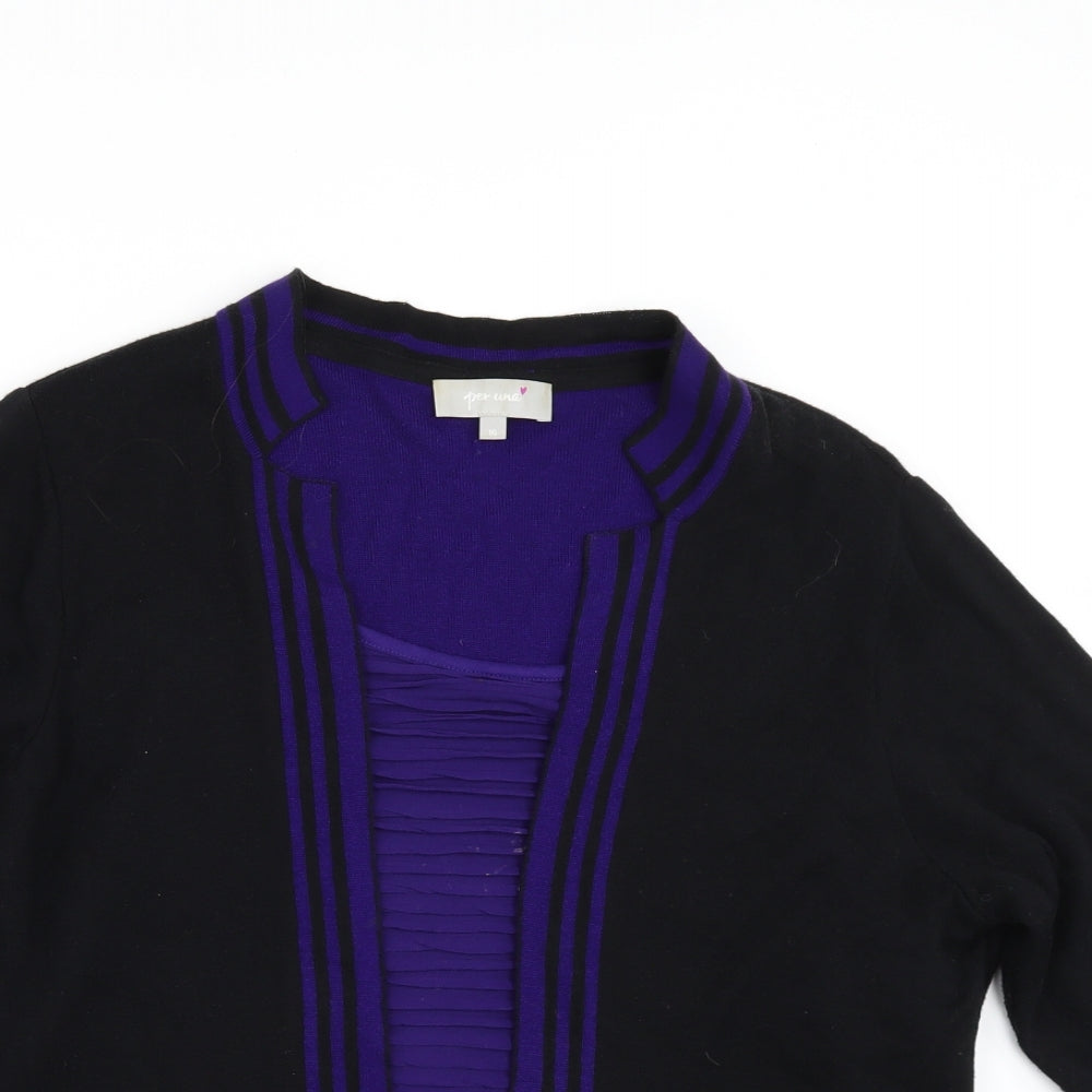Per Una` Womens Black   Pullover Jumper Size 18