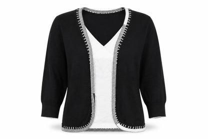 Per Una Womens Black   Pullover Jumper Size 14