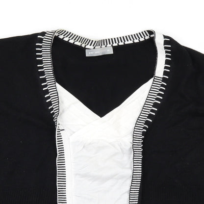 Per Una Womens Black   Pullover Jumper Size 14