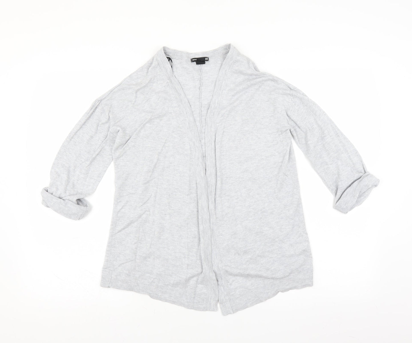 H&M Womens Grey   Cardigan Jumper Size S
