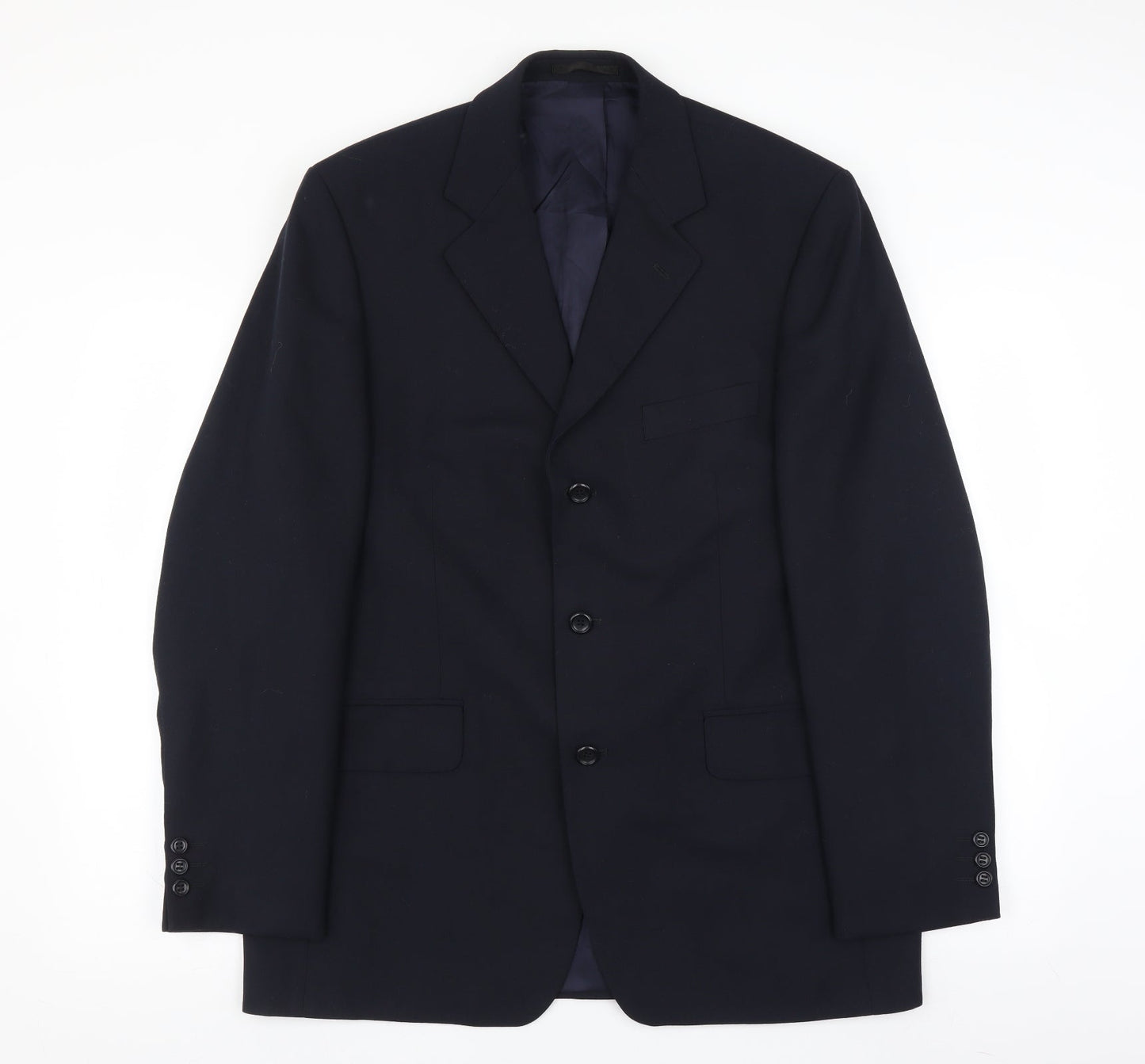 Mens UK Size 42 Burton Regular Blue Suit Jacket