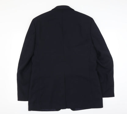 Mens UK Size 42 Burton Regular Blue Suit Jacket
