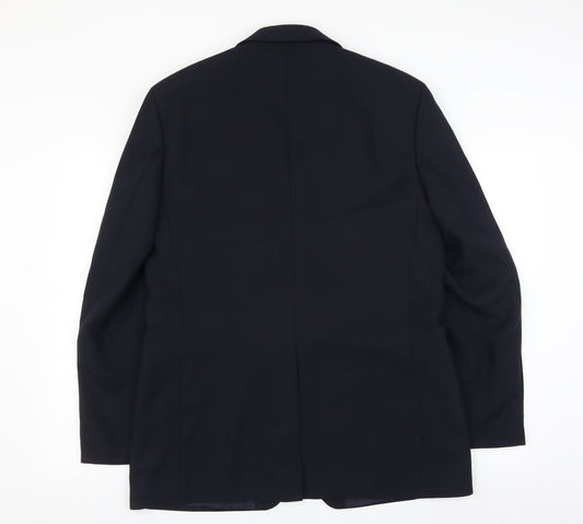 Mens UK Size 42 Burton Regular Blue Suit Jacket