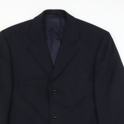 Mens UK Size 42 Burton Regular Blue Suit Jacket