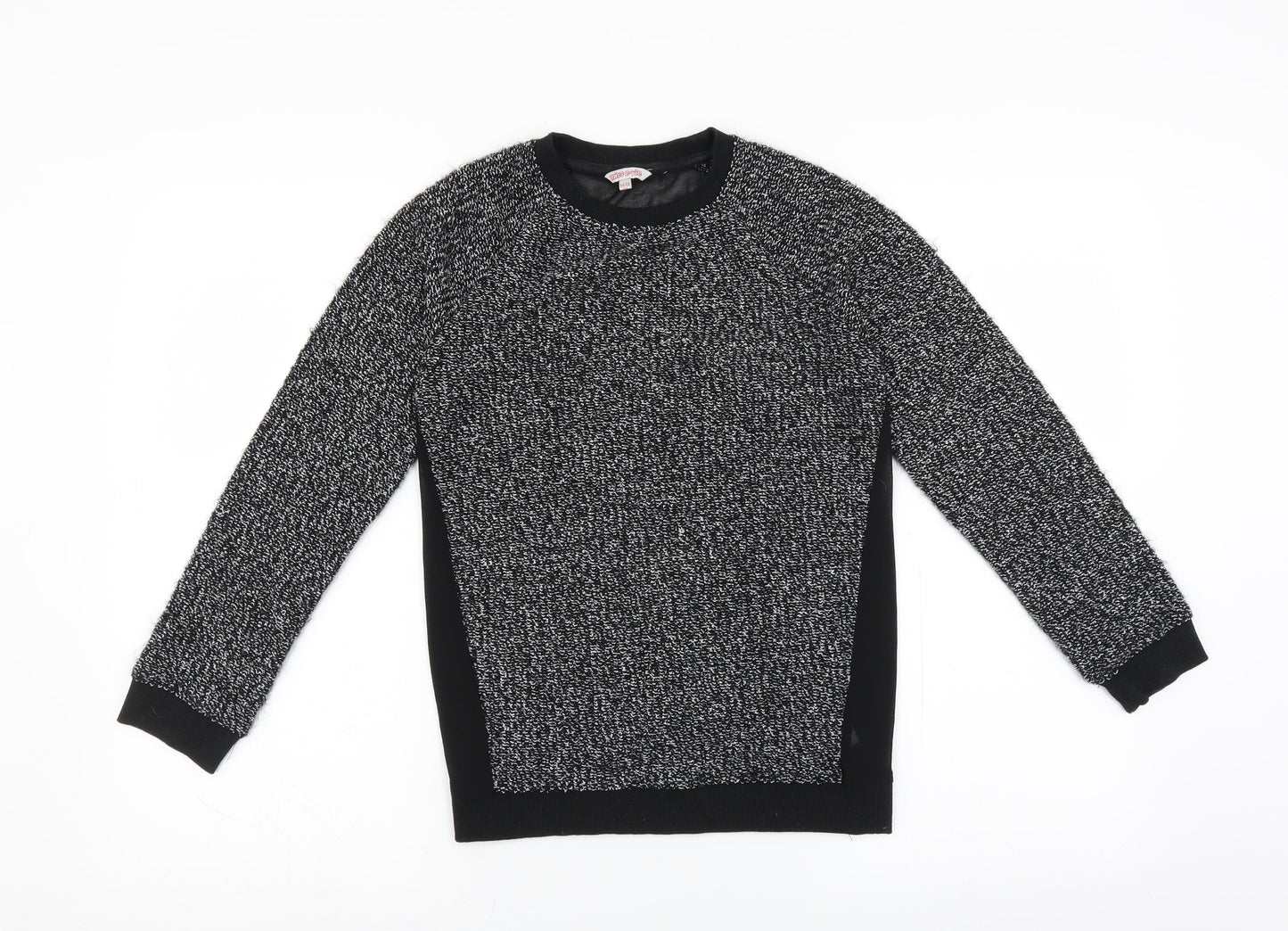 Miss Evie Girls Black   Pullover Jumper Size 11-12 Years