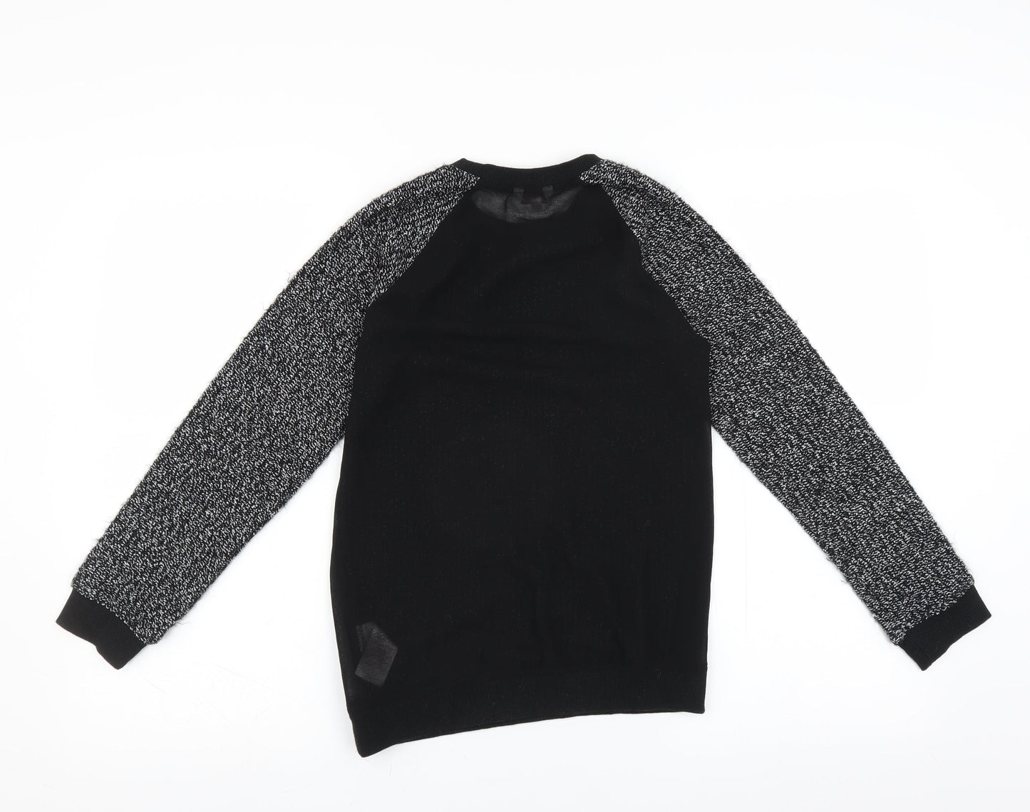Miss Evie Girls Black   Pullover Jumper Size 11-12 Years