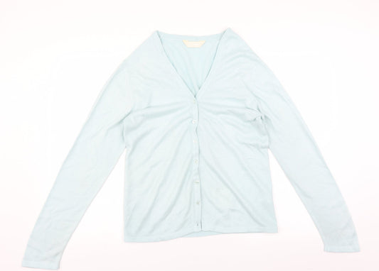 For Women Womens Blue   Cardigan Jumper Size 12