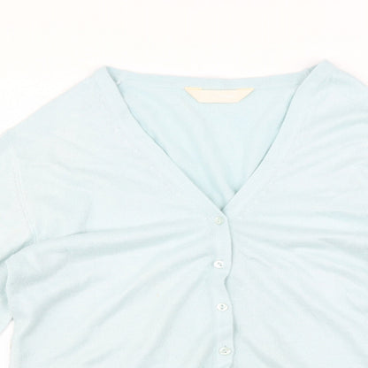 For Women Womens Blue   Cardigan Jumper Size 12