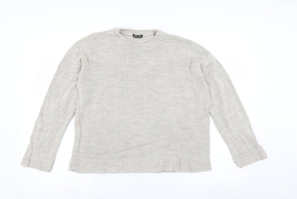 Nasty Gal Womens Beige   Pullover Jumper Size 10