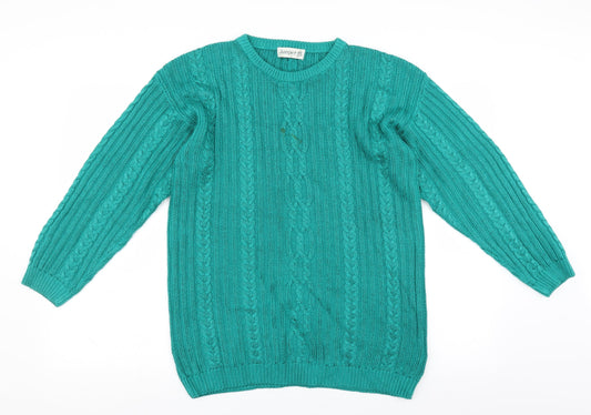 Jumper Womens Green   Pullover Jumper Size S