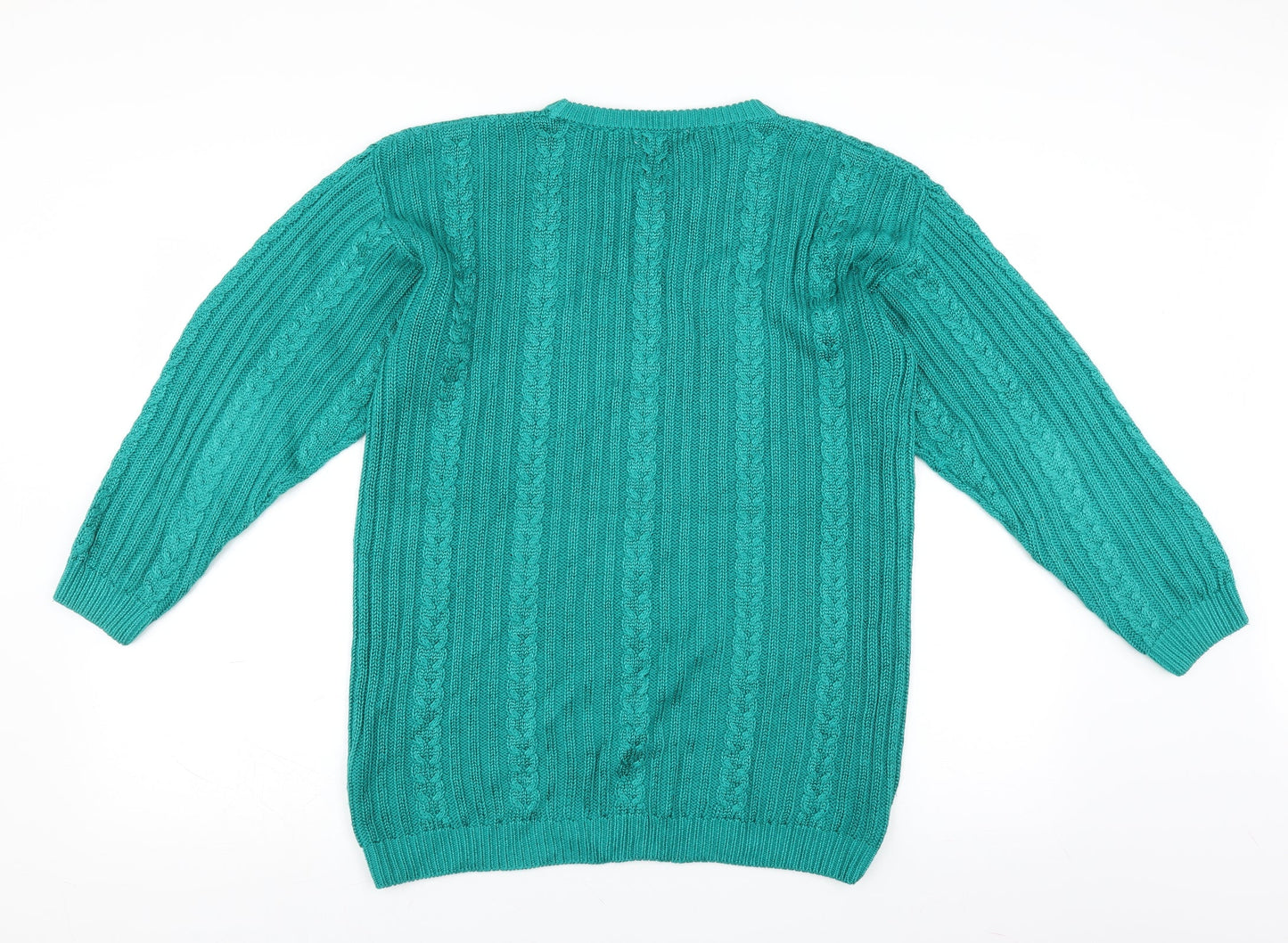 Jumper Womens Green   Pullover Jumper Size S