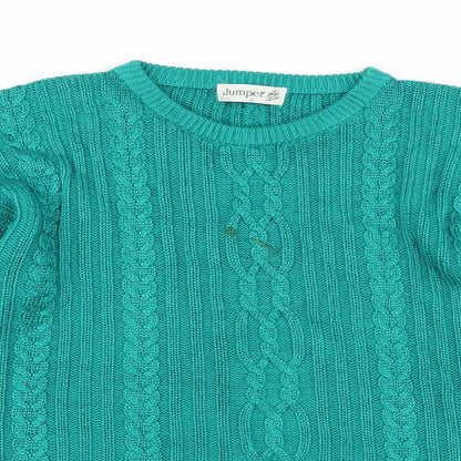 Jumper Womens Green   Pullover Jumper Size S