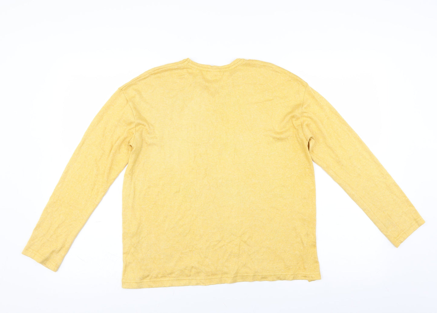 Zara Girls Yellow   Pullover Jumper Size 13-14 Years