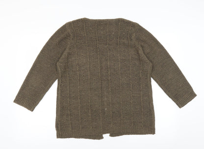 ORIGINALS Womens Green   Cardigan Jumper Size 16