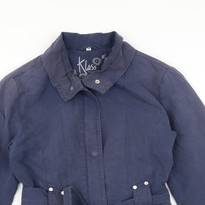 Klass Womens Blue   Jacket  Size 10