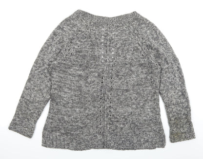 New Look Womens Grey   Cardigan Jumper Size 16
