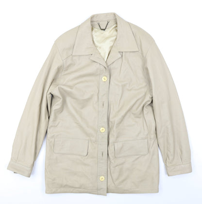 EFE Womens Beige   Overcoat Coat Size 12