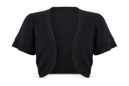 Papaya Womens Black  Knit Shrug Jumper Size 12