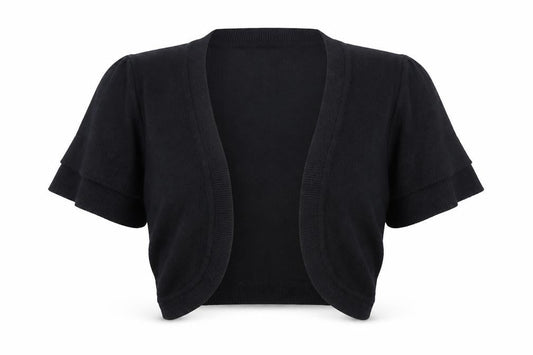 Papaya Womens Black  Knit Shrug Jumper Size 12