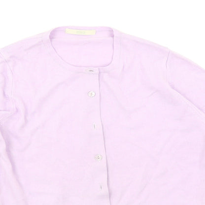 Marks & Spencer Womens Purple   Cardigan Jumper Size 12