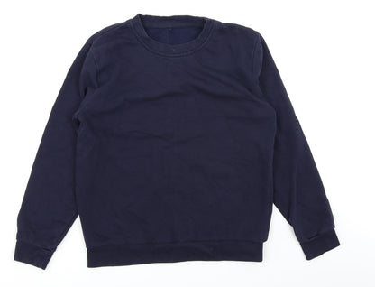 George Boys Blue   Pullover Sweatshirt Size 11-12 Years