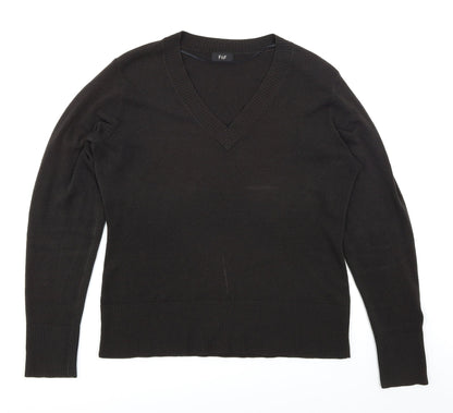 F&F Womens Brown   Pullover Jumper Size 16