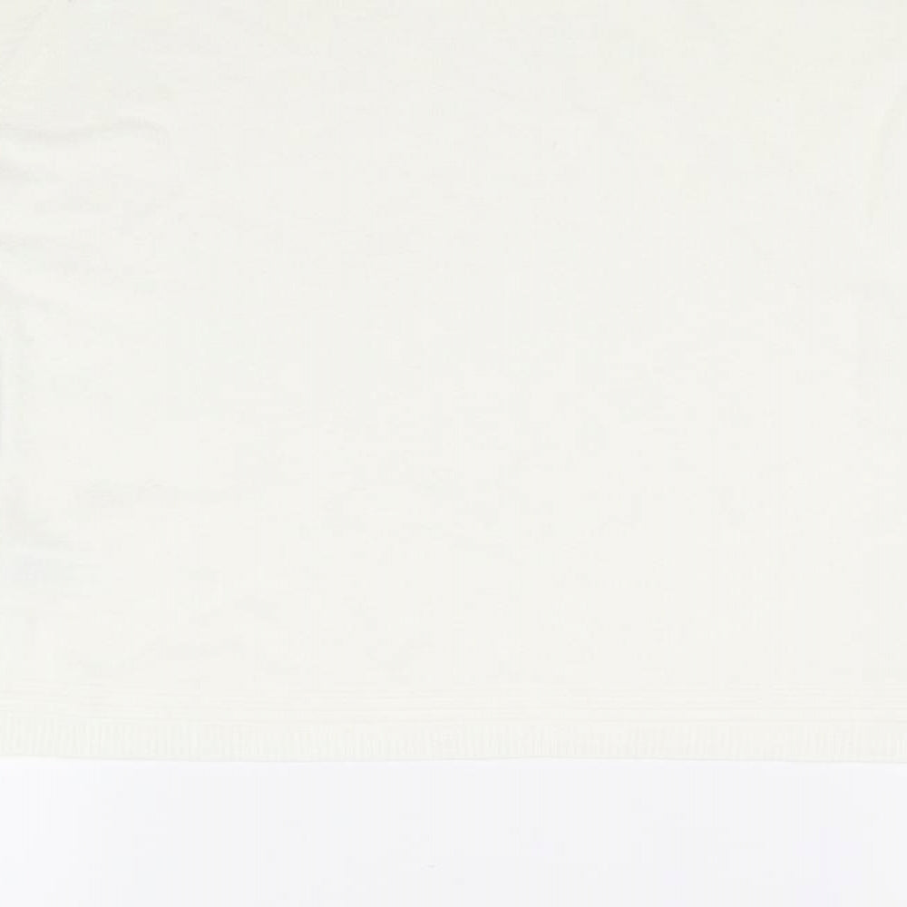 TEXT Womens White   Pullover Jumper Size 10
