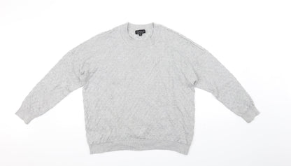 Topshop Womens Grey   Pullover Jumper Size 8