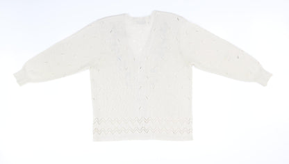 Affections Womens Beige   Cardigan Jumper Size L