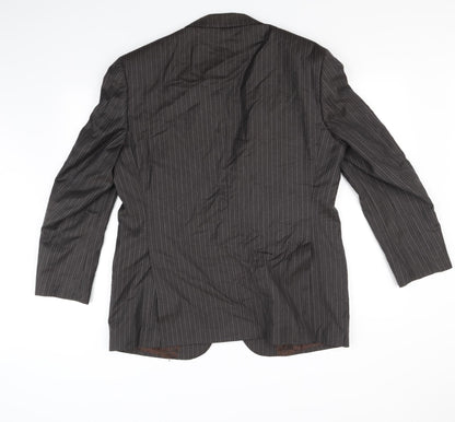NEXT Womens Brown Geometric  Jacket Blazer Size 42