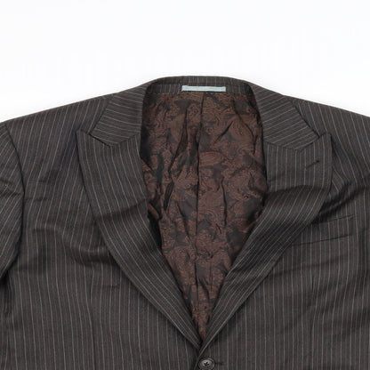 NEXT Womens Brown Geometric  Jacket Blazer Size 42