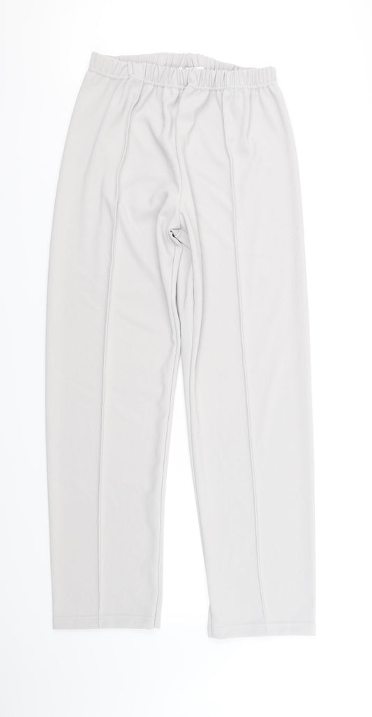 Womens UK Size 14 afibel Regular Fit  White Trousers