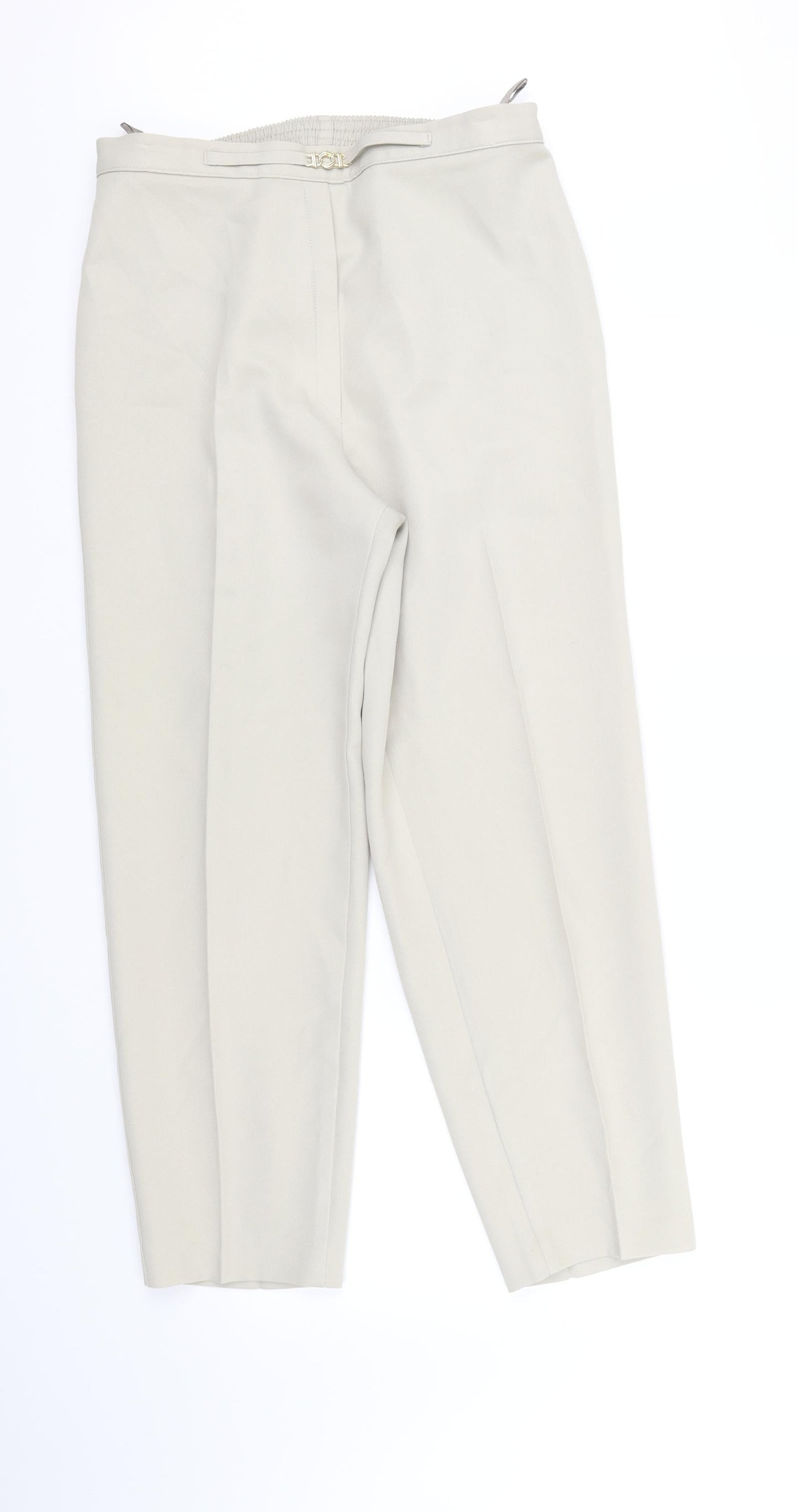Womens UK Size 14 CANDA Regular Fit Sweatpants Beige Trousers