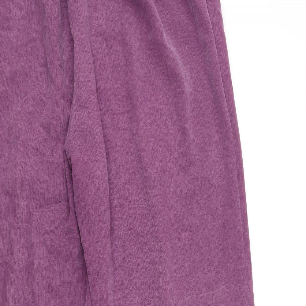 EWM Womens Purple   Trousers  Size 18 L31 in