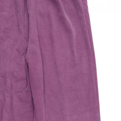 EWM Womens Purple   Trousers  Size 18 L31 in