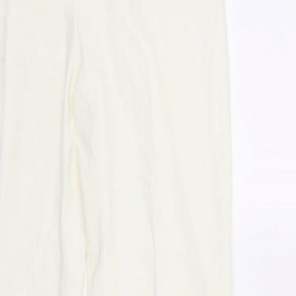 Womens UK Size 16 Sky Designs Regular Fit  White Trousers
