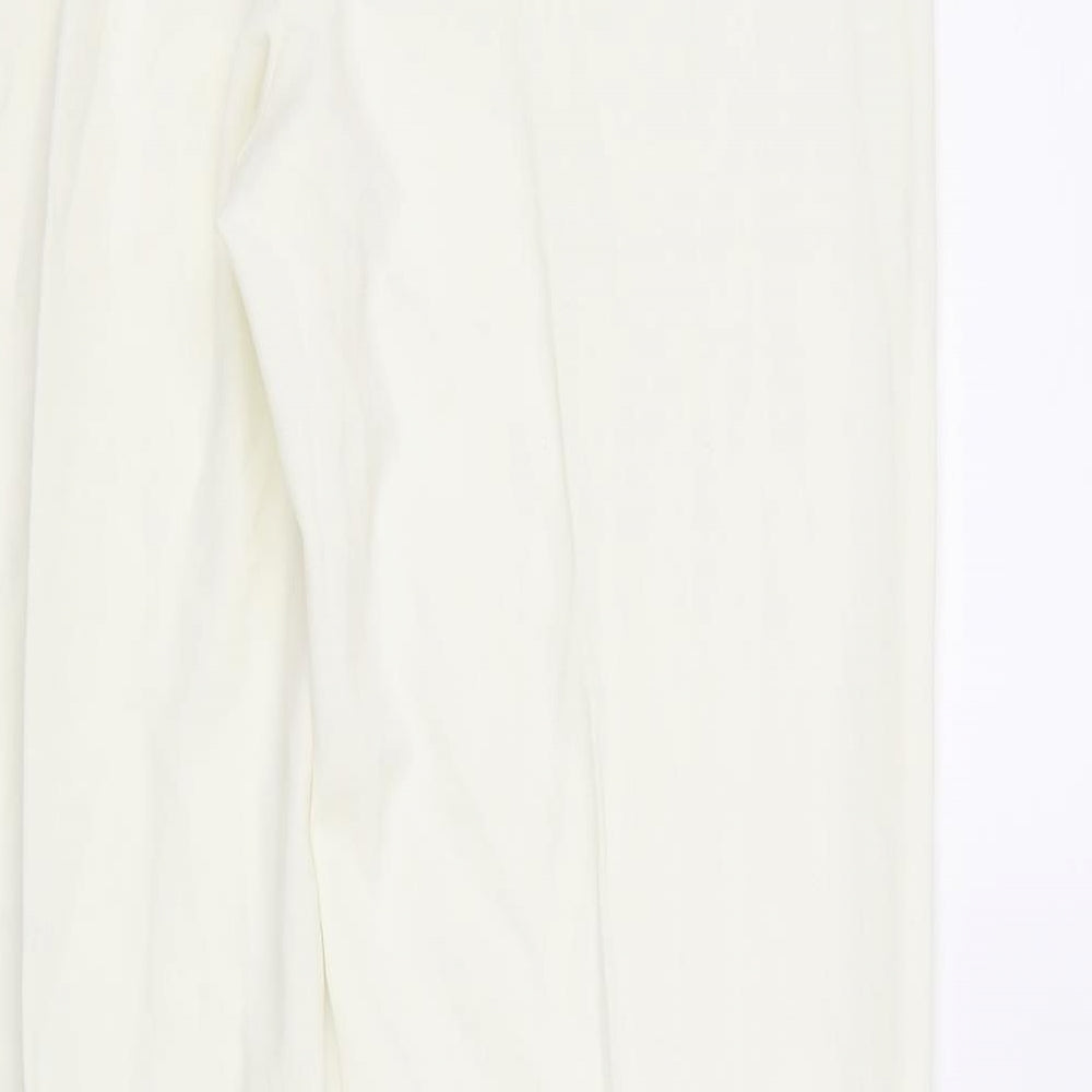 Womens UK Size 16 Sky Designs Regular Fit  White Trousers