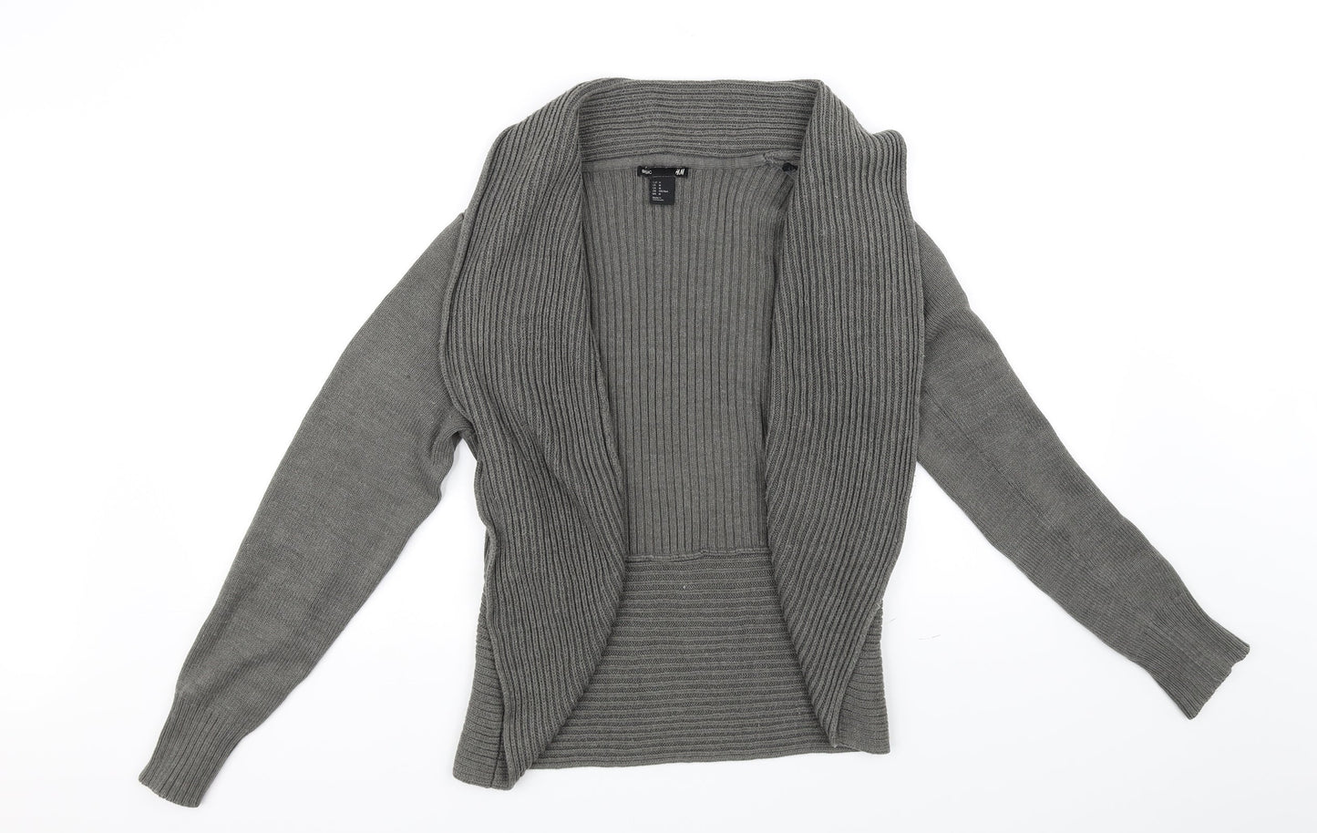 H&M Womens Grey   Cardigan Jumper Size M