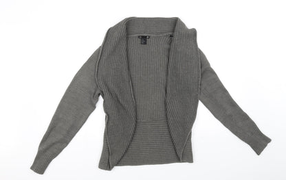 H&M Womens Grey   Cardigan Jumper Size M