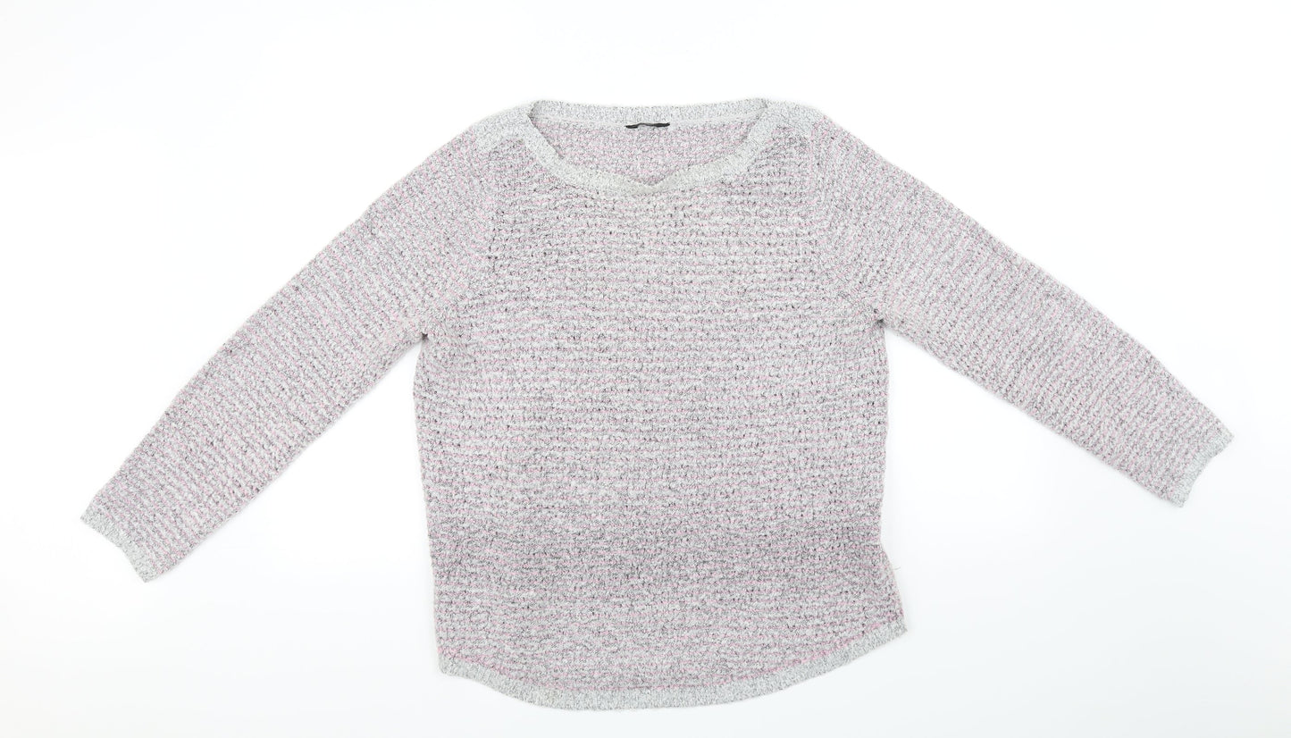M&Co Womens Grey   Pullover Jumper Size 18
