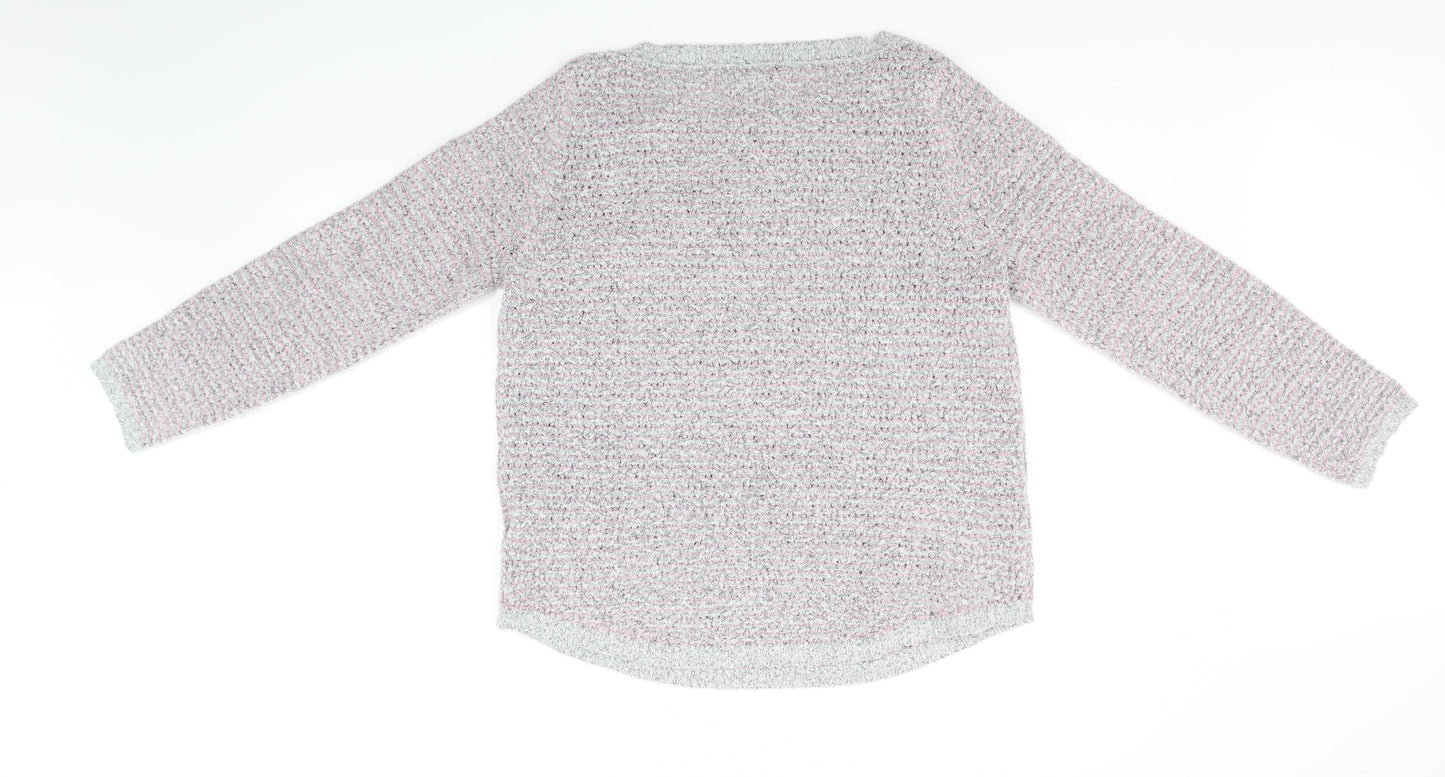 M&Co Womens Grey   Pullover Jumper Size 18