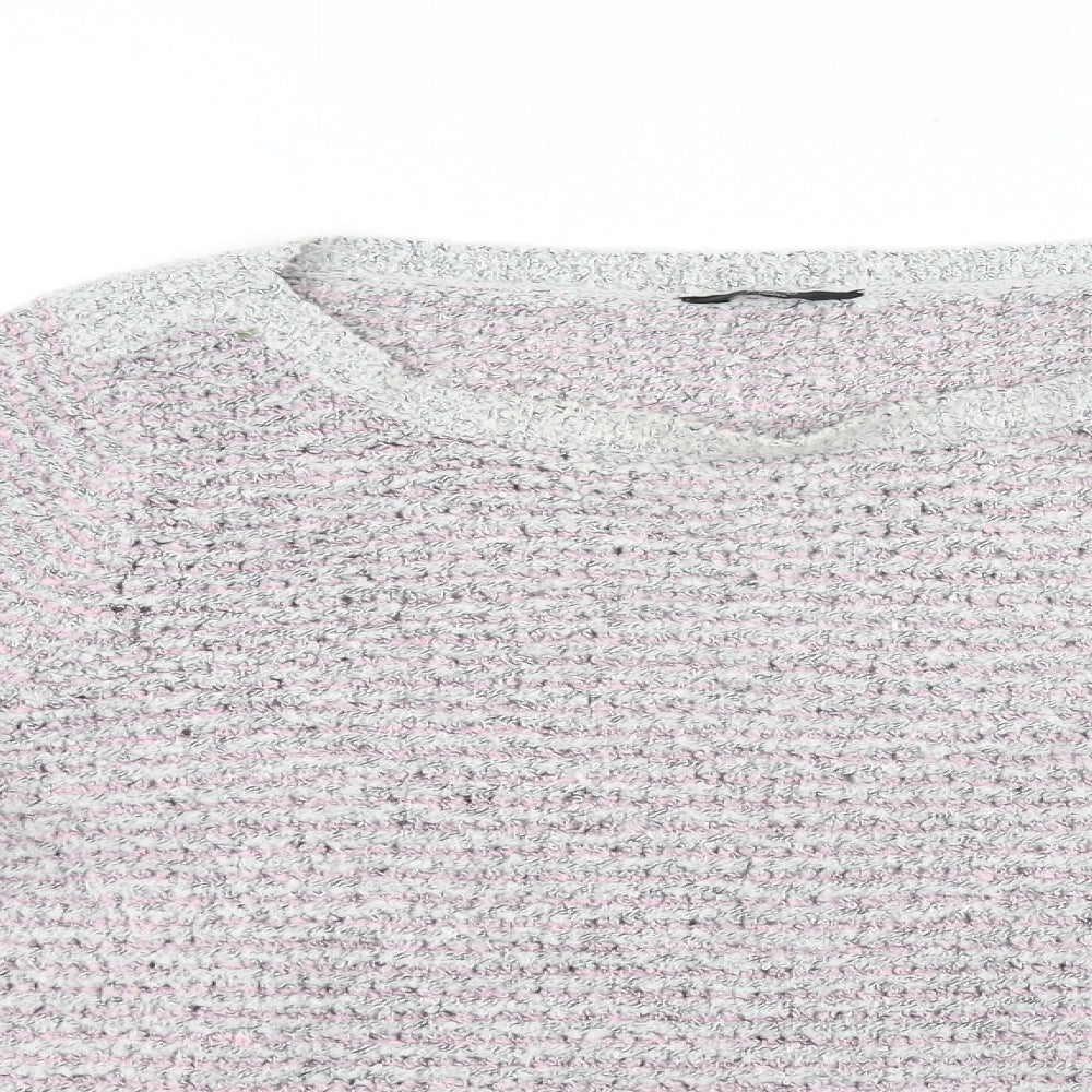 M&Co Womens Grey   Pullover Jumper Size 18