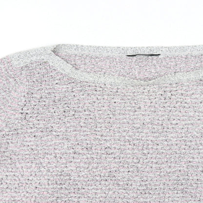 M&Co Womens Grey   Pullover Jumper Size 18